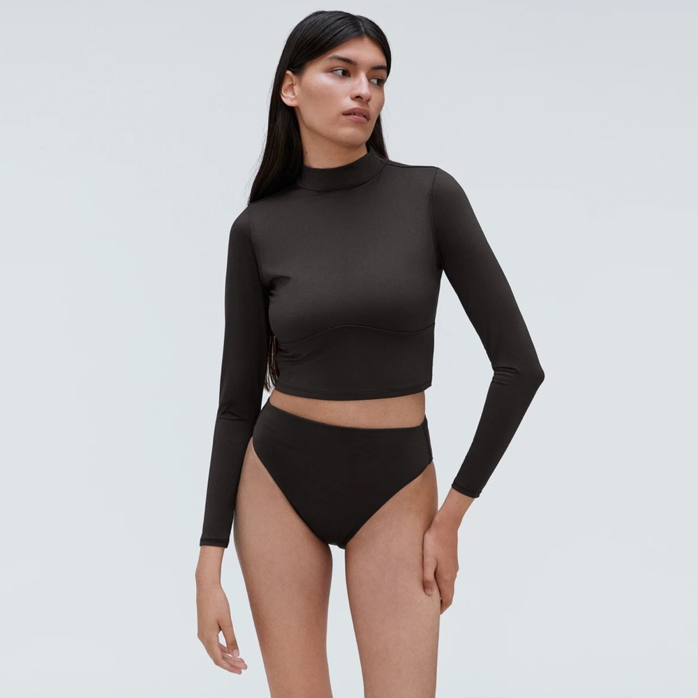 The Long Sleeve Rash Guard - Black - M - Everlane
